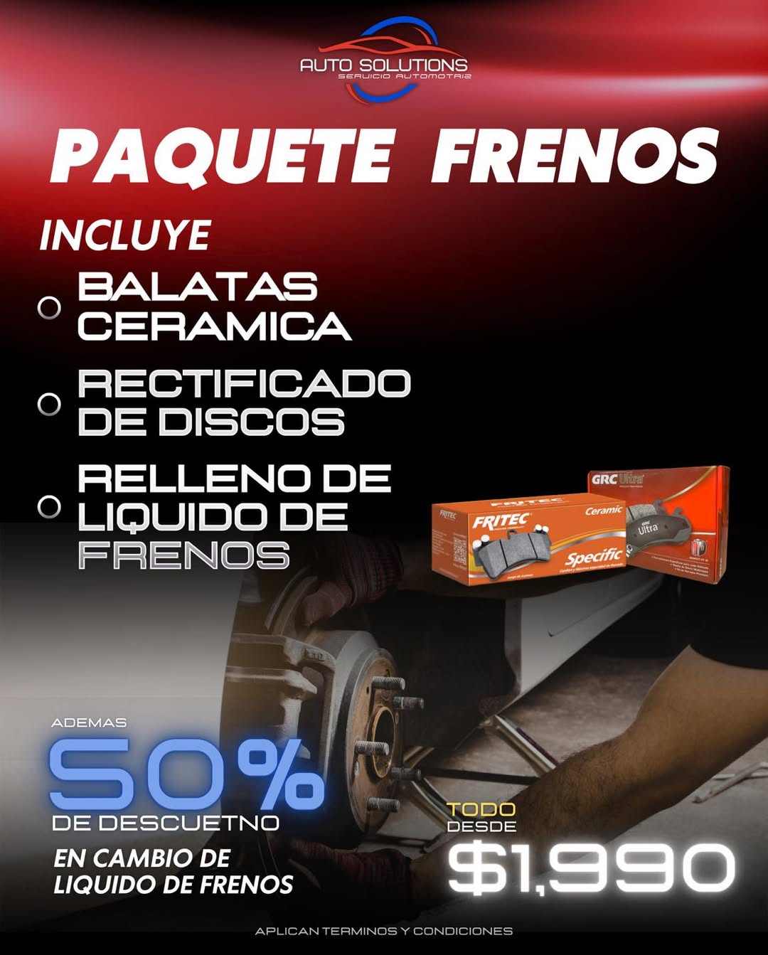 Paquete Profesional de Frenos